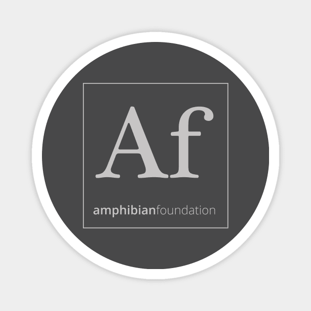 Elemental AF - Light Grey Magnet by amphibianfoundation